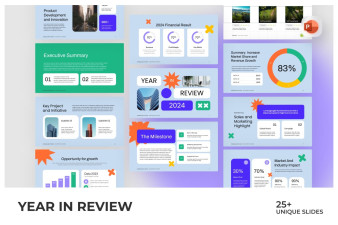 Year In Review PowerPoint Template
